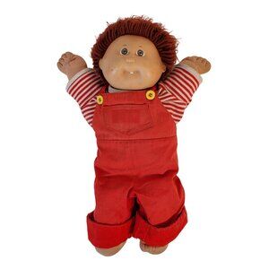 Vintage Cabbage Patch Kids Doll One Tooth 1982 Brown Hair Brown Eyes PA-1044